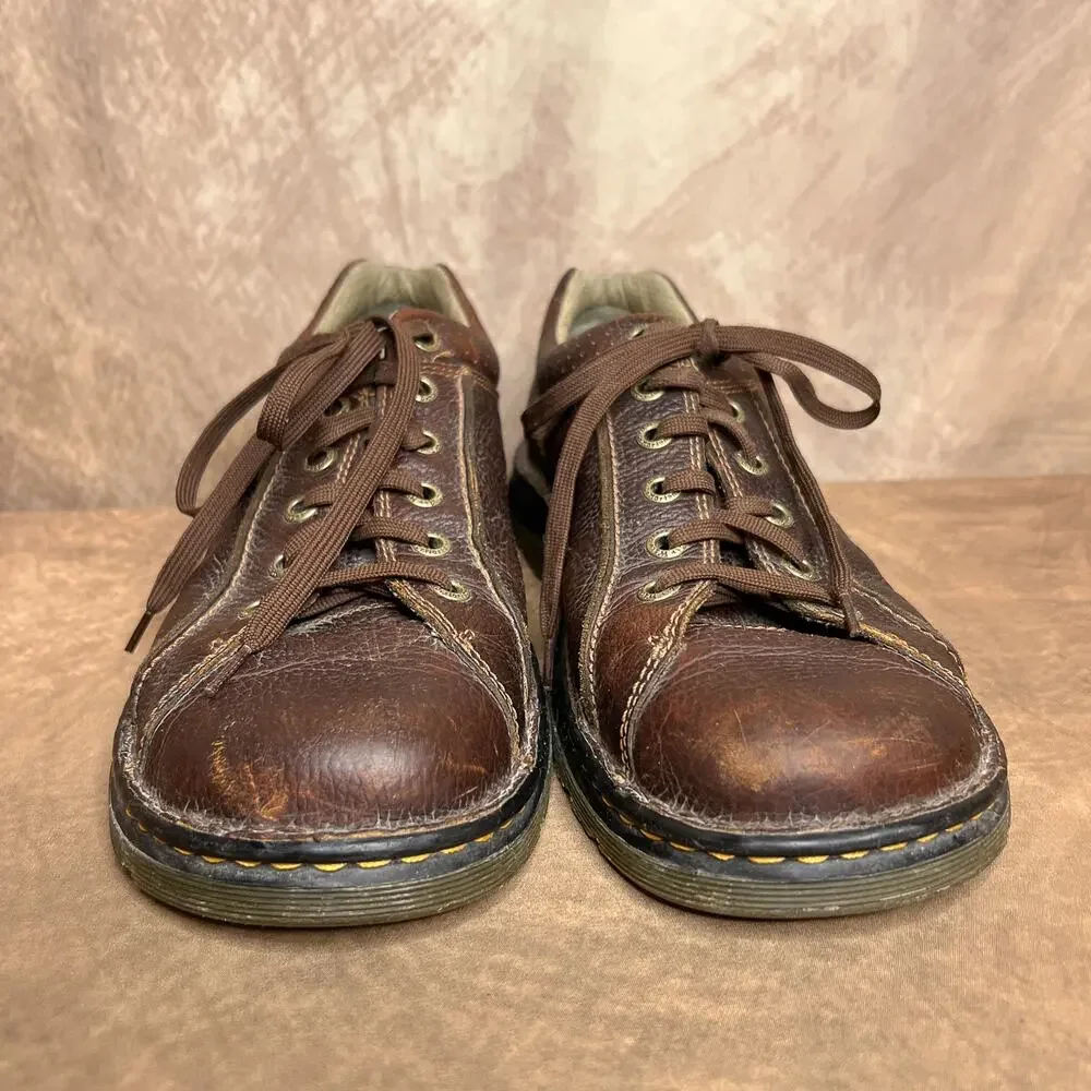 Vintage 90s Dr. Martens Rohan Leather Lace Up Oxford Sneakers Brown Indie Skater